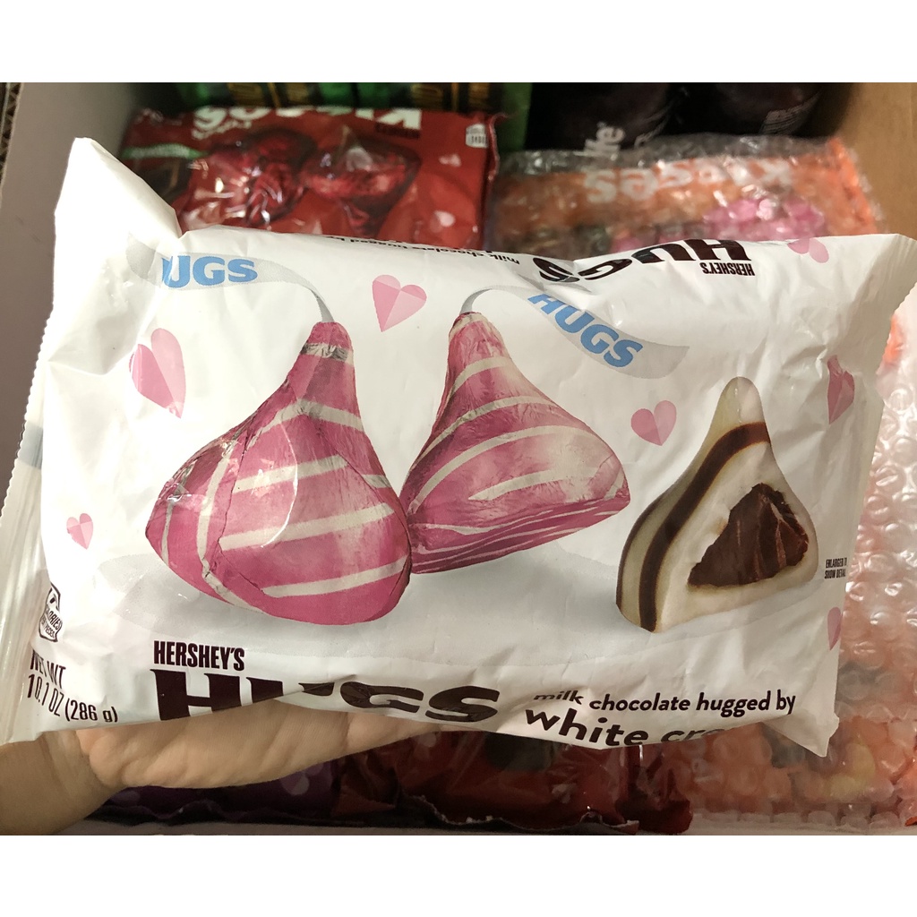 ￼Sô cô la Hershey's Kisses của Mỹ Phiên Bản Valentine [NHIỀU VỊ]