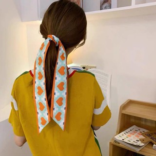 Khăn lụa buộc tóc đa năng phong cách Pháp 90cm