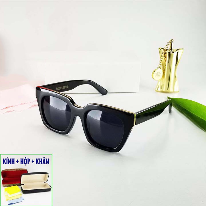 kính râm nam nữ mắt vuông hàn quốc FRD03