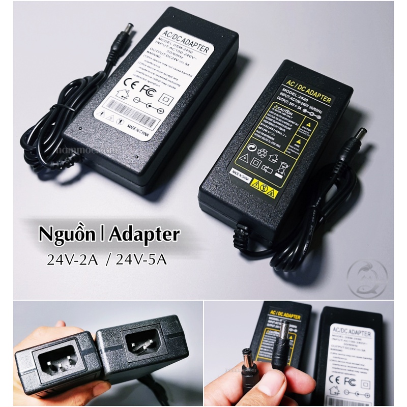 Adapter 24V-2A / 24V-5A | Nguồn Thay Thế Cho Đèn LED Aquablue và Các Loại Đèn LED Thuỷ Sinh Khác Cùng Công Suất