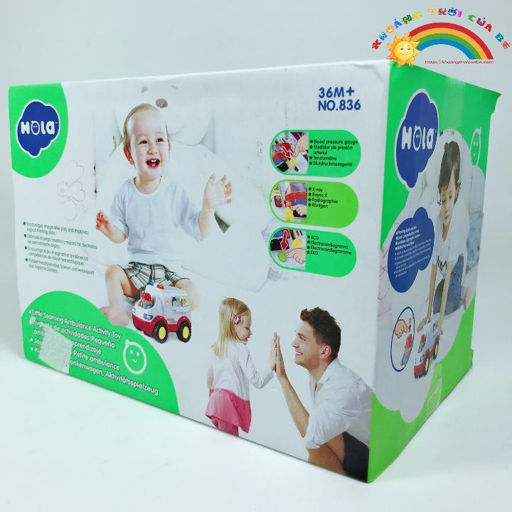 Đồ Chơi Ô Tô Bác Sĩ Huile Toys KD590 - Quà tặng sinh nhật | Trung thu | Giáng sinh