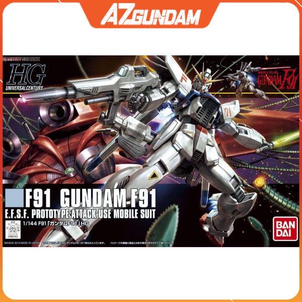 [CÓ SẴN] Mô Hình Lắp Ráp Gundam HG Gundam F91 Series HGUC Tỉ Lệ 1/144, Hàng Chính Hãng Bandai - Nhật