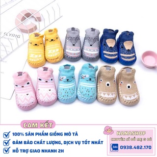 [Sỉ/Lẻ] Giày tất chống trơn trượt cho bé từ sơ sinh đến 18 tháng