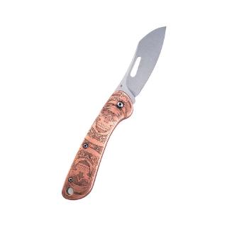 MecArmy - Dao Gấp Dã Ngoại EK3R Slipjoint - Skull Copper