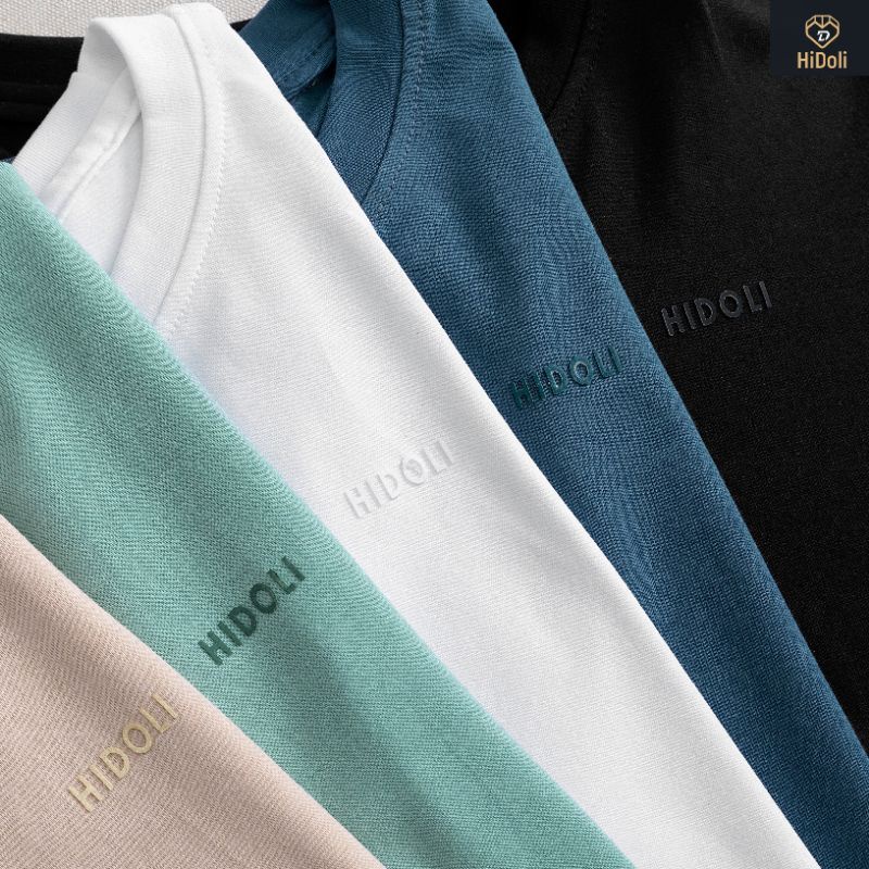 Áo phông nam nữ, áo thun cộc tay trơn vải cotton co giãn 4 chiều thoáng mát AT02