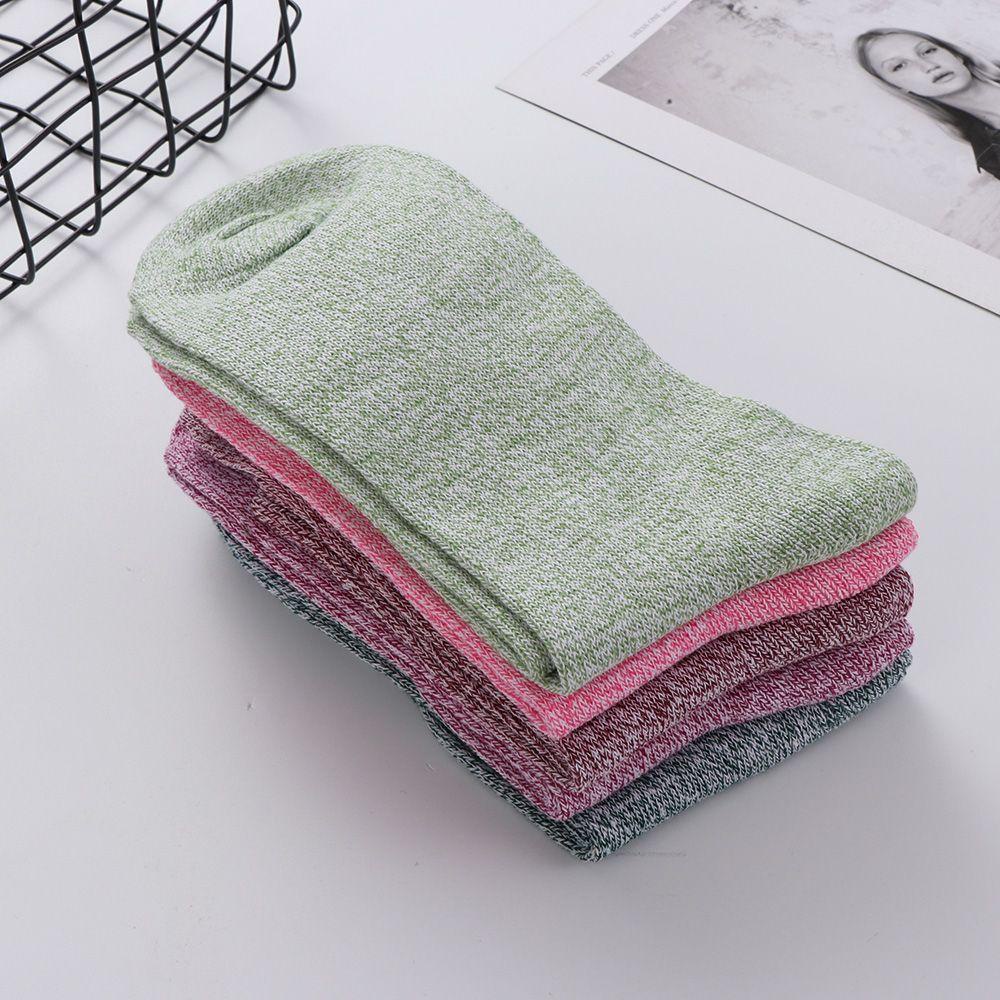 Vớ Len Cashmere Dày Giữ Nhiệt Đơn Giản