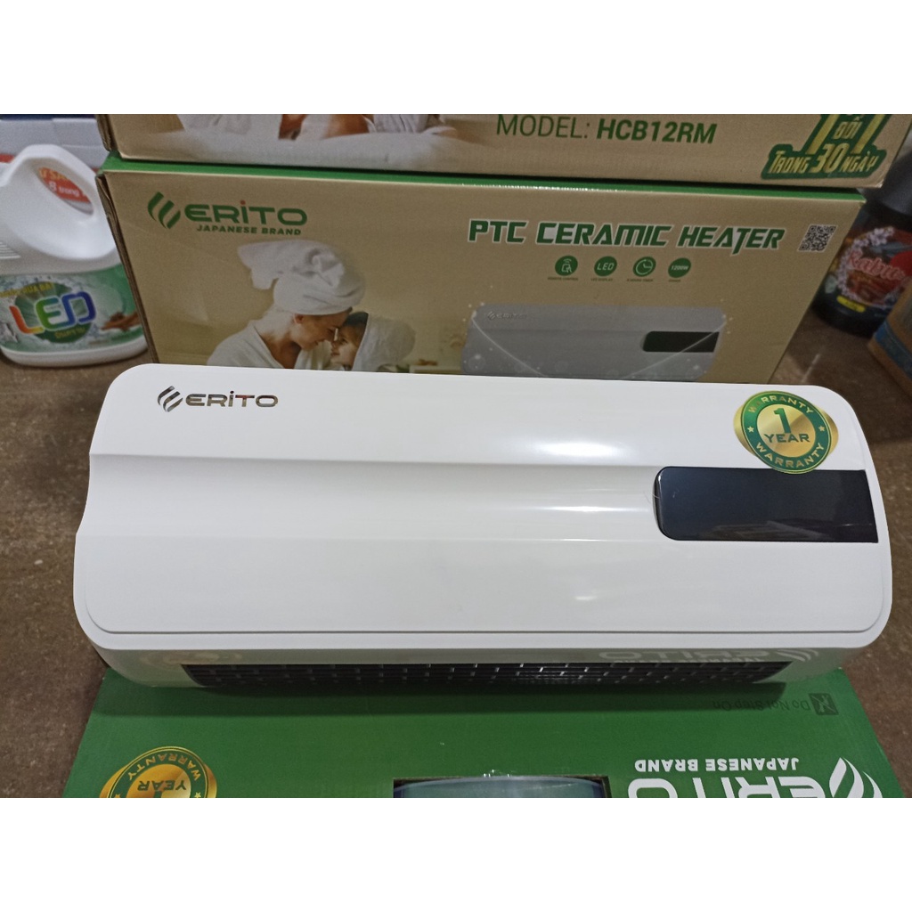 Máy Sưởi Gốm Ceramic Erito HCB12RM