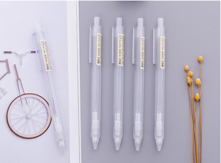 Bút Chì Bấm 0.5mm Vỏ Trong Suốt