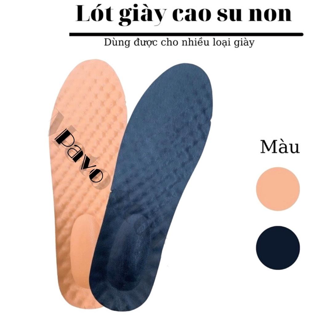 Lót giày thể thao sneaker chất liệu cao su non tăng cao 1,5 CM mềm êm chân đủ size(1 Đôi)