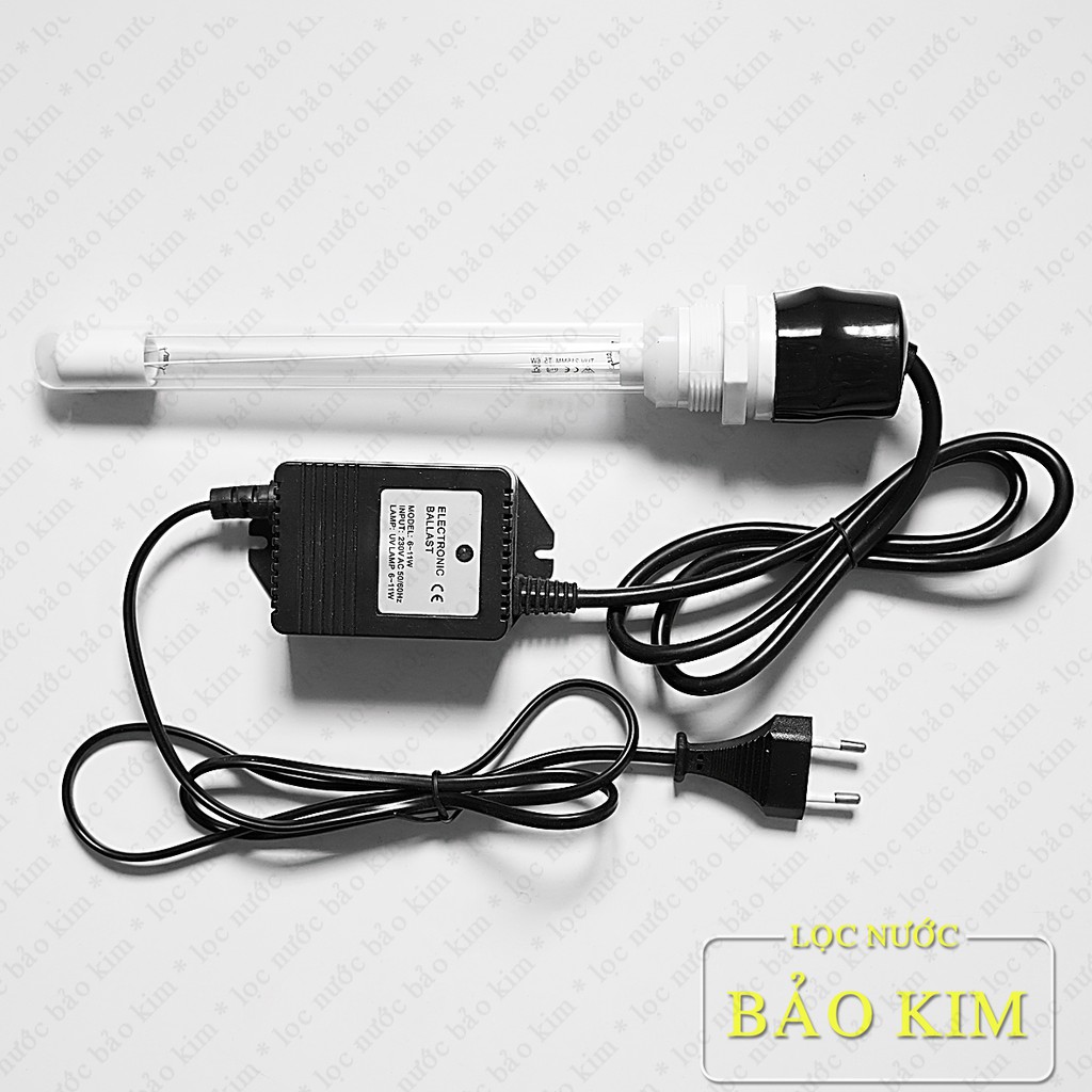 [Mã 267ELSALE hoàn 7% đơn 300K] 6W - Đèn UV diệt tảo, khuẩn trong nước 215mm