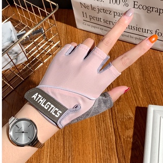 Găng tay tập gym nam nữ xỏ ngón ATHLETICS, bao tay gym thể thao, tập tạ, đu xà GT02