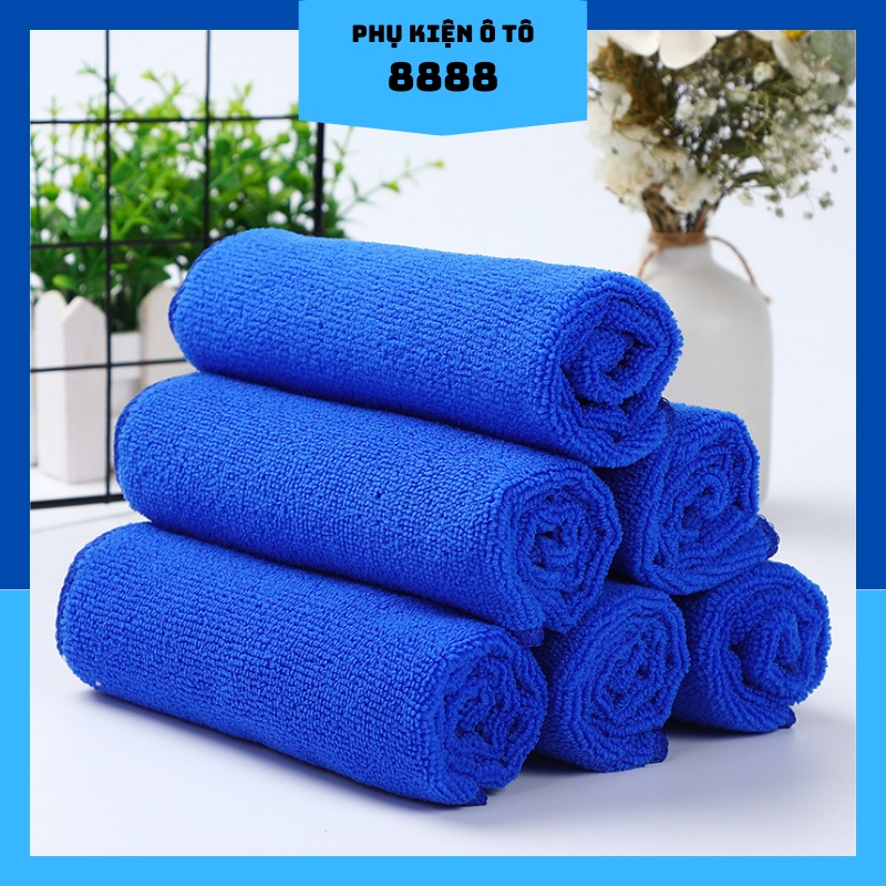 Khăn Lau Ô Tô Chuyên Dụng Siêu Mềm Mịn Chống Trầy Xước Sơn - Khăn Rửa Xe 8888