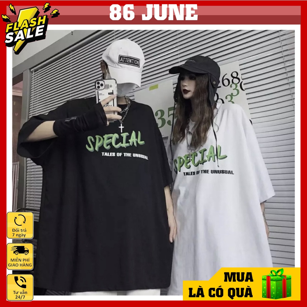 Áo phông unisex Special nam nữ tay lỡ, áo thun overisze form rộng cá tính phong cách siêu chất