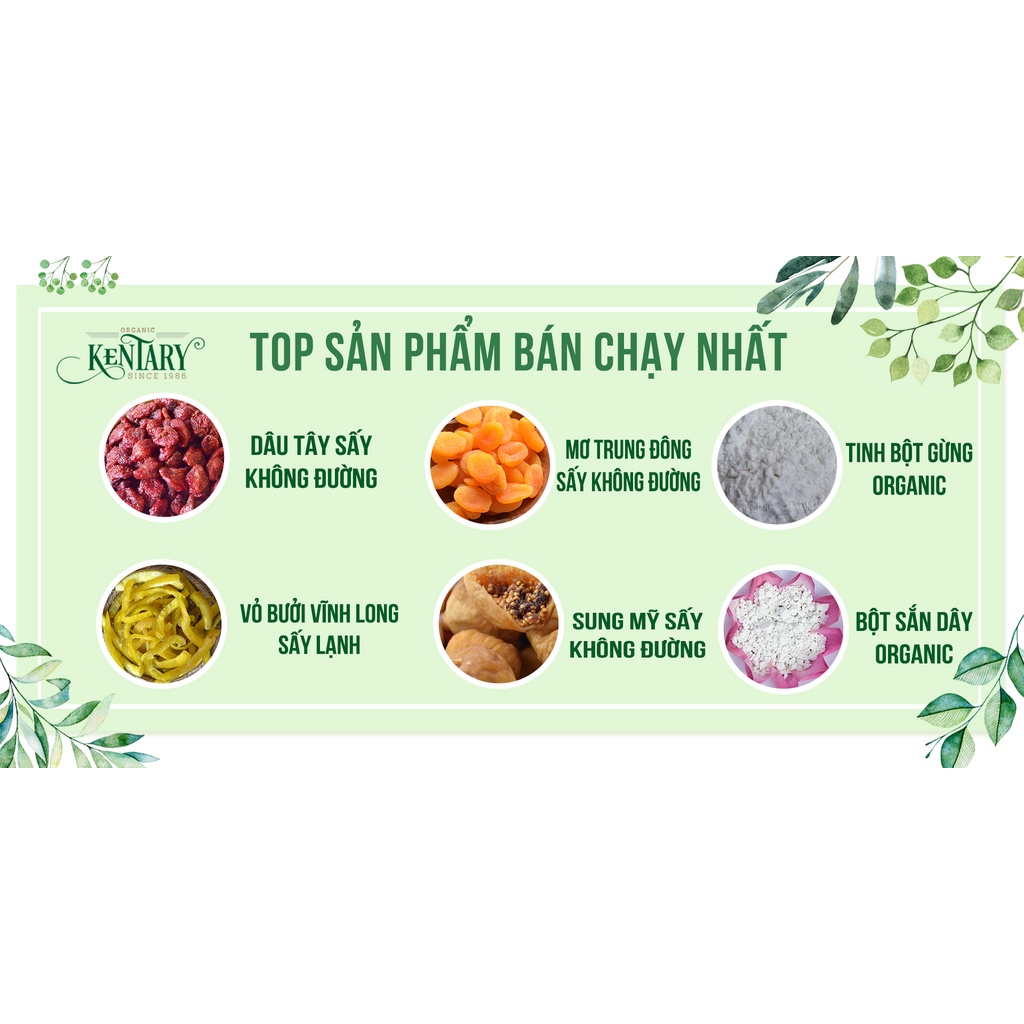 Mãng cầu xiêm sấy lạnh Kentary túi 200g 🍉 FREESHIP 🍉 vị chua chua ngọt ngọt - Kentary