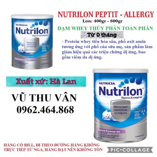 Nutrilon pepti allergy sữa cho bé dị ứng đạm bò