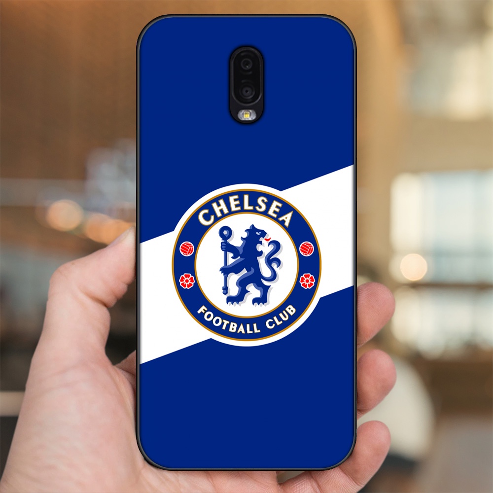Ốp lưng Samsung J7 Plus viền đen in hình Chelsea FC