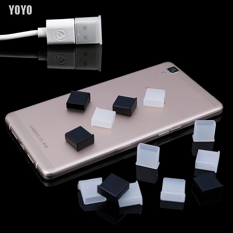 Bộ 10 Nút Nhựa Đậy Cổng Usb Chống Bụi Tiện Dụng