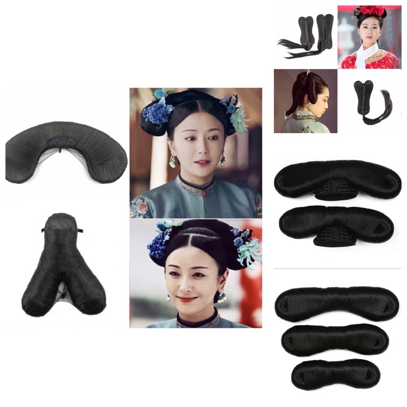 Búi tóc cổ trang nhà Thanh chụp ảnh make up cosplay diên hi công lược