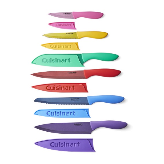 Bộ dao 7 món kèm vỏ Cuisinart Classic, làm bếp, cắp tỉa thương hiệu Mỹ [Tách lẻ 1 cái 130k]