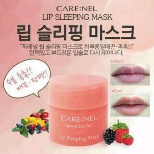 Mặt nạ ngủ cho môi Carenel Lip Sleeping Mask