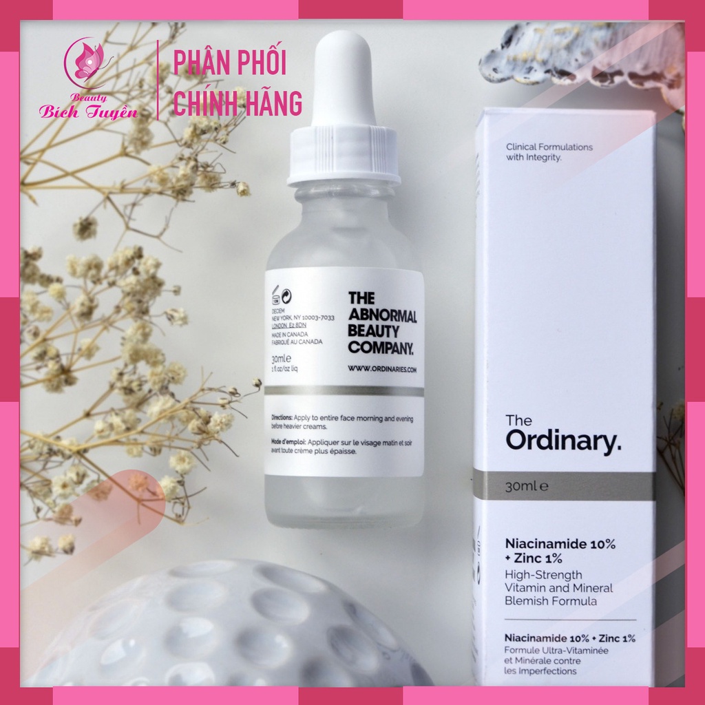 Serum The Ordinary Niacinamide 10% + Zinc 1% - Tinh chất The Ordinary 10% Niacinamide 30ml
