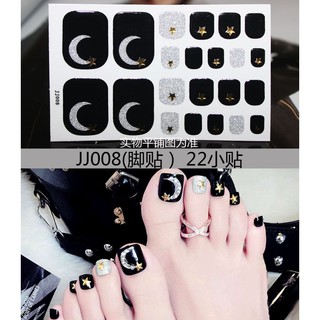 Miếng dán sticker 3d móng chân jj 0.8