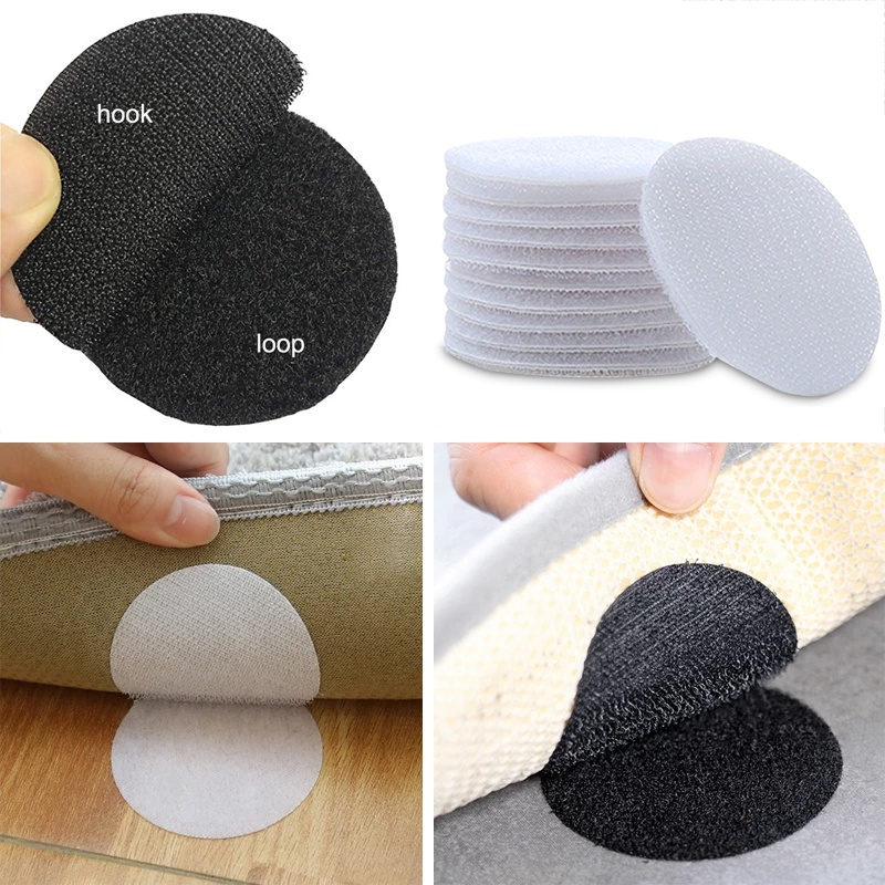 Set 10 kẹp băng dính hai mặt cố định thảm trải giường chống trượt