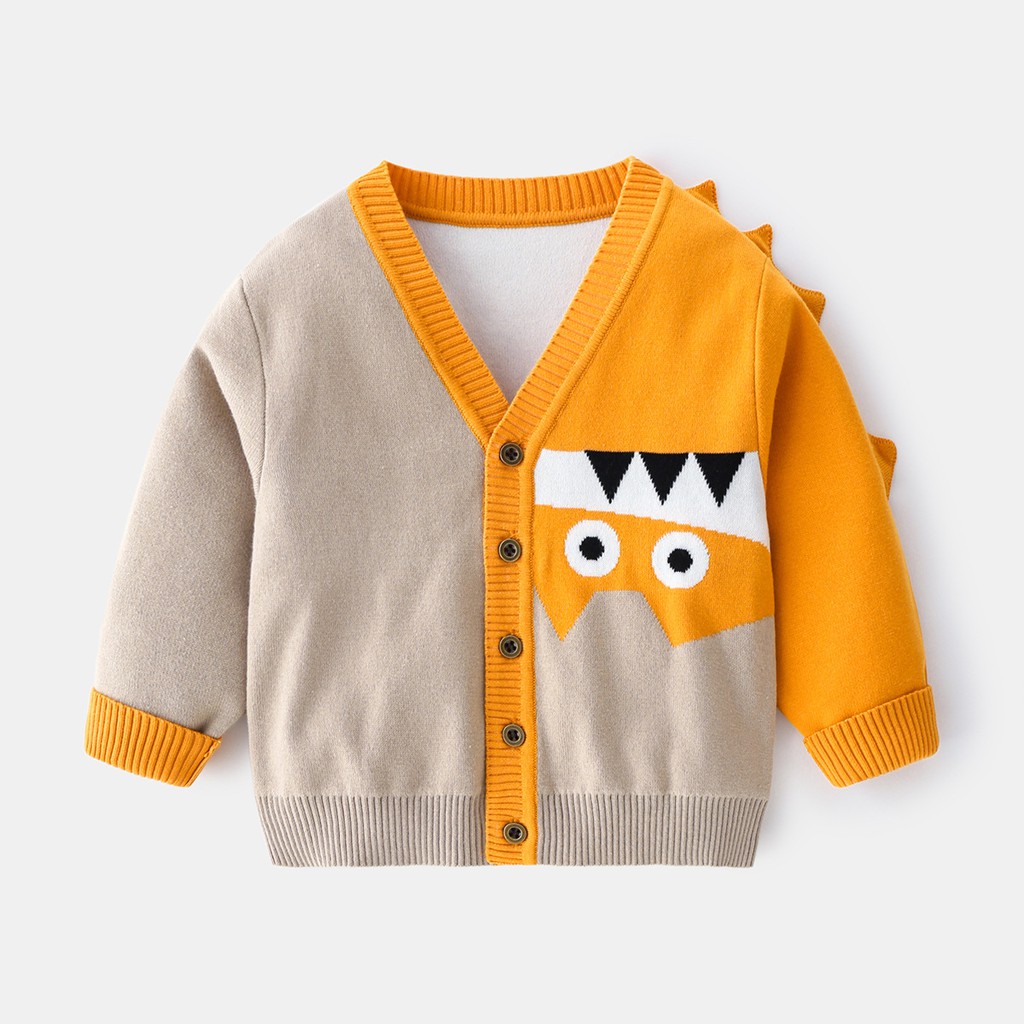 Áo len Cardigan cho bé WELLKIDS áo khoác len Cardigan họa tiết đáng yêu hàng xuất Âu Mỹ