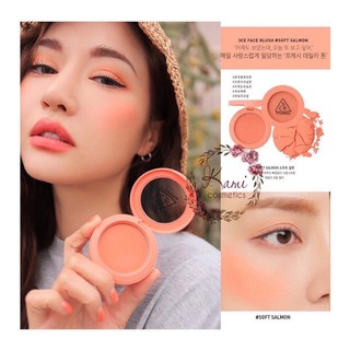 Má hồng 3CE Face Blush - màu Soft Salmon