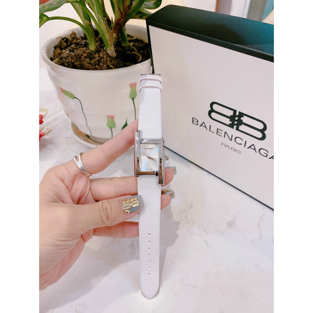 (Đồng hồ VS) Đồng hồ versace nữ dây da mềm, viền thép không gỉ, bảo hành 12 tháng MTP-STORE | BigBuy360 - bigbuy360.vn