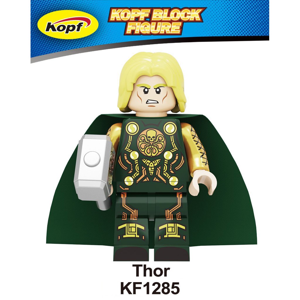 Minifigures Marvel DC Phiên Bản Hydra Các Nhân Vật Iron Man Stan Lee Captian Thor Mẫu Mới KF6109