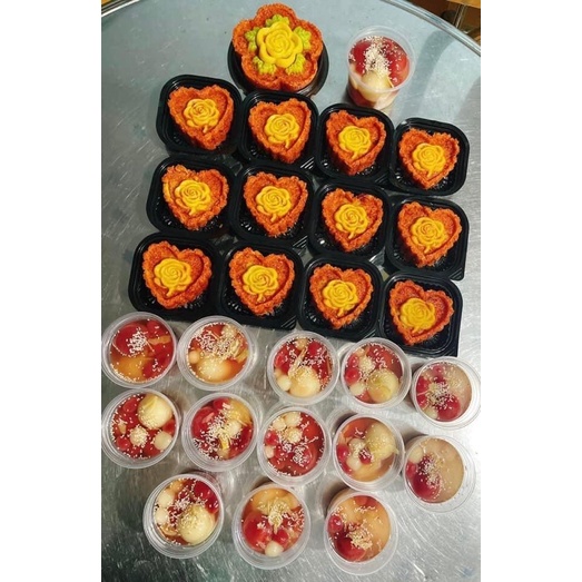 Khuôn nhấn xôi hình tim 10cm