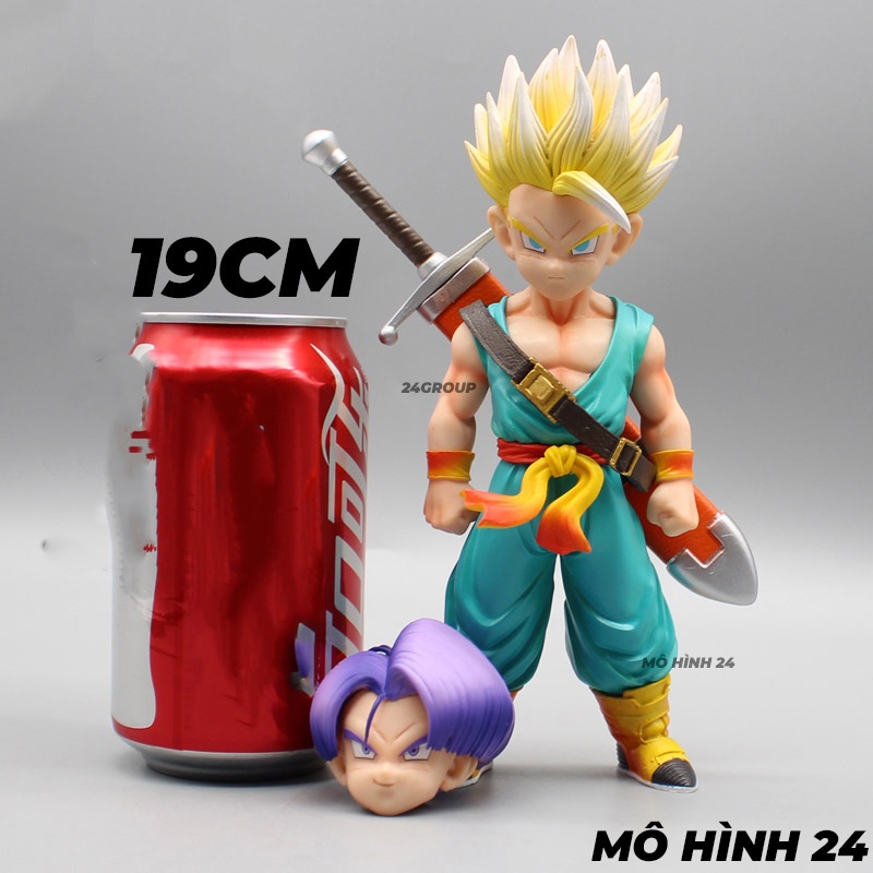 [19cm] Mô hình nhân vật cao cấp figure trunks kid 2 đầu ca lích trong dragon ball bảy viên ngọc rồng dragonball 24group