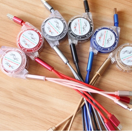 Cáp Sạc Nhanh 3 Đầu