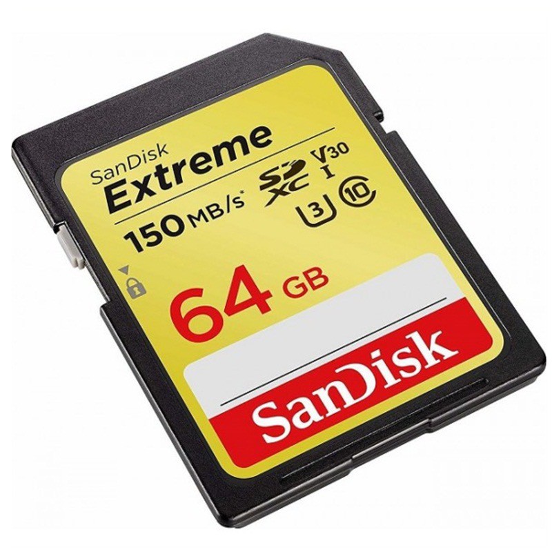 Thẻ nhớ SDXC 64GB Extreme 150mb/s UHS-1 Sandisk