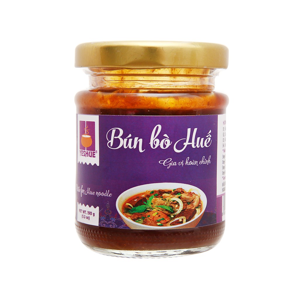 Gia Vị Bún Bò Huế Hoàn Chỉnh Hủ 150g - Yeshue