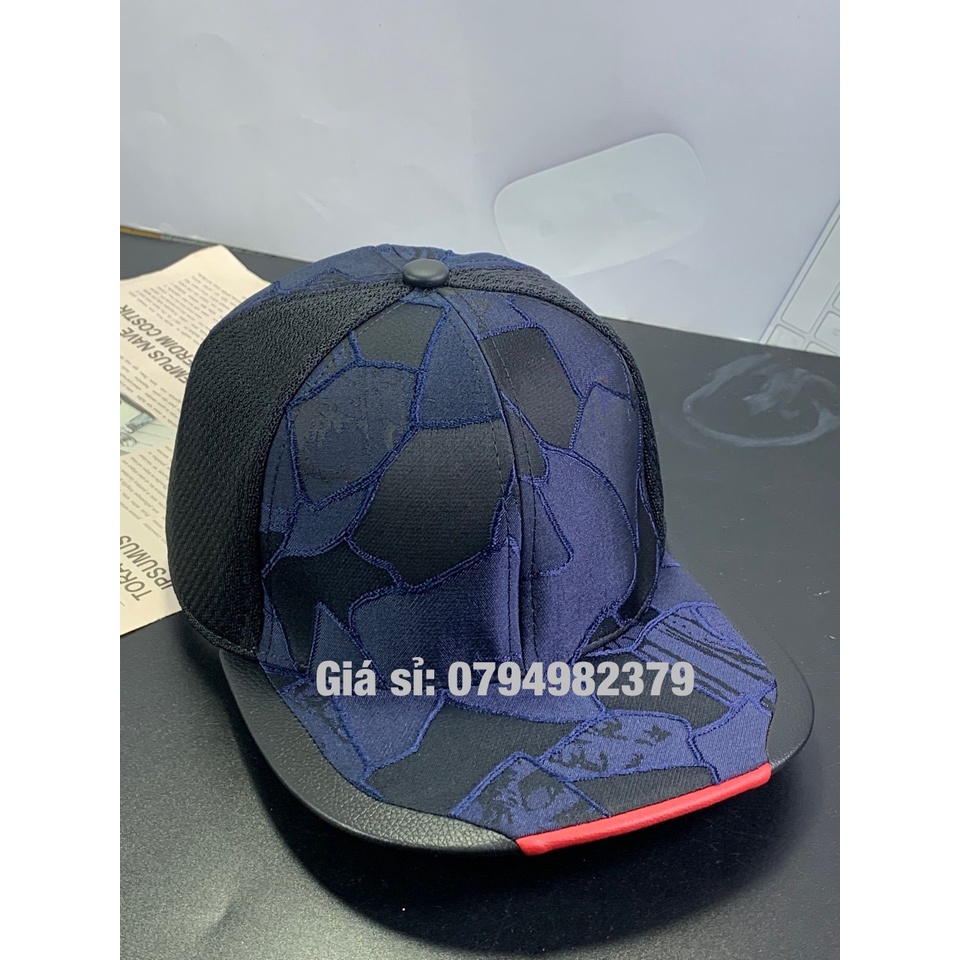 Nón snapback - hiphop vải 3d viền da vá lưới đậm chất phong cách cool ngầu (Cap-Nón(Most))