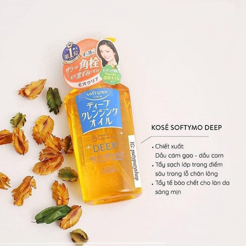 Dầu tẩy trang Kose Softymo Cleangsing Oil 230ml nội địa Nhật