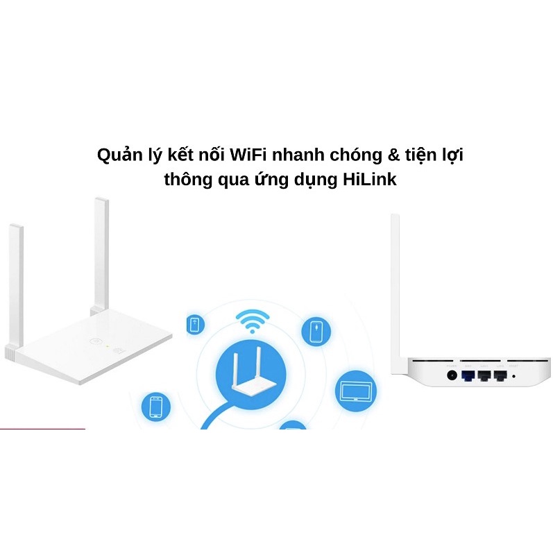 Bộ Phát Wifi Huawei WS318n - Tốc độ 300Mb Chuẩn N - Repeater Wifi - Hàng Chính Hãng