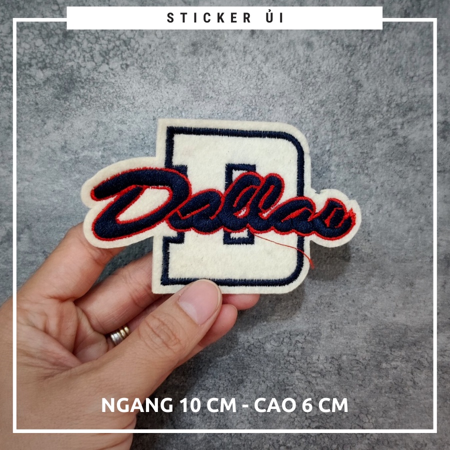 Sticker ủi áo Cao cấp - CÓ SẴN KEO ỦI - sticker vải dùng làm miếng vá áo, phụ kiện trang trí quần áo, balo, giày, nón