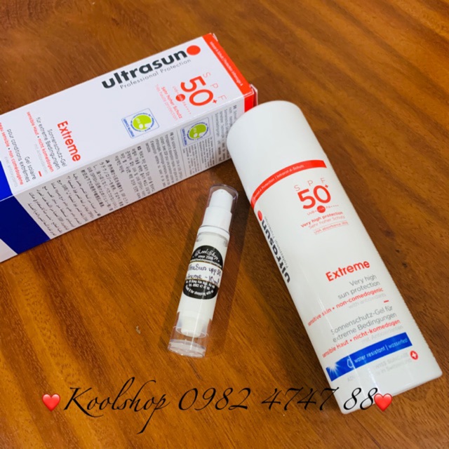 🌞MẪU THỬ🌞 Ultrasun Ultra Sensitive Very High SPF50+ Extreme Formula - kem chống nắng dành cho da nhạy cảm🌞