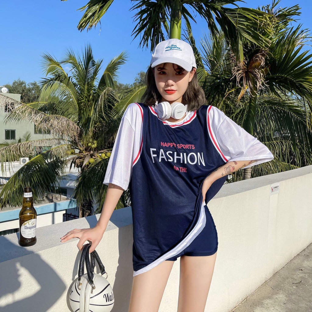 Bộ Đồ Bơi Ba Mảnh Kèm Vỏ Áo Khoác Ngoài Dành Cho Nữ