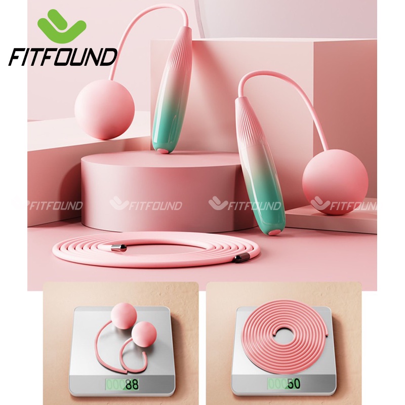 Dây Nhảy Thể Lực Đàn Hồi, Không Dây - Có Dây Điều Chỉnh Chiều Dài Dụng Cụ Tập Gym Thể Dục, Thể Thao Màu Ombre Phát Sáng
