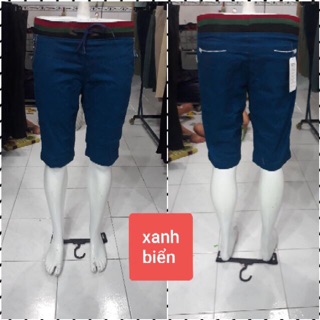 Quần sọt nam kaki lưng thun