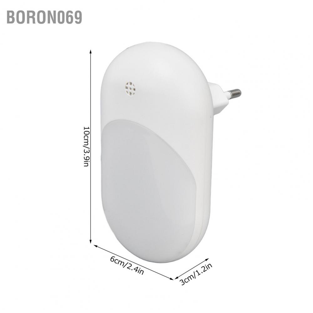 Boron069 Cắm đèn ngủ LED 16 màu tĩnh Ánh sáng ban đêm RGB với điều khiển từ xa cho hành lang nhà bếp Cầu thang AC100‑240V