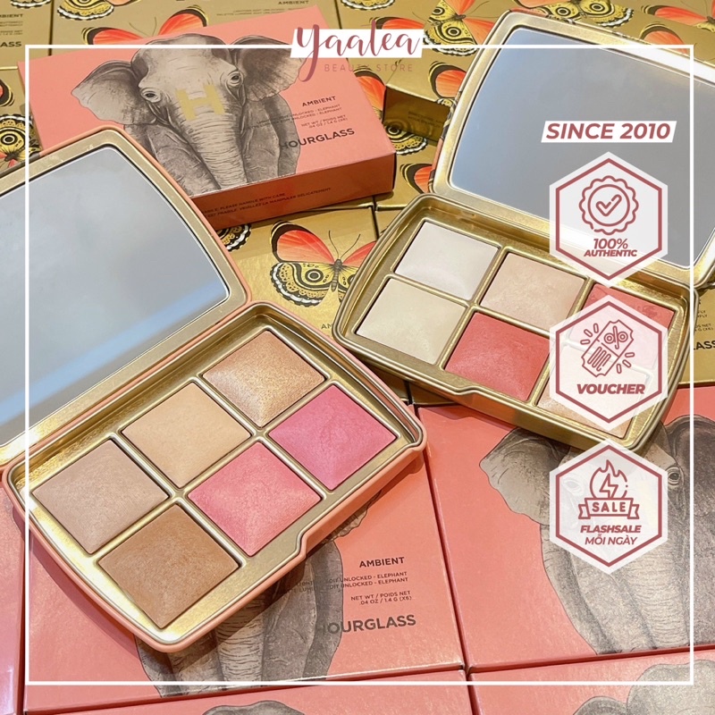 Bảng Highlight Má Hồng Hourglass Ambient Lighting Edit Unclocked