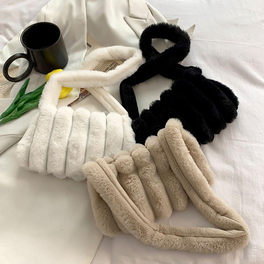 Túi Xách Đeo Vai Phủ Lông Mềm Thời Trang Sành Điệu