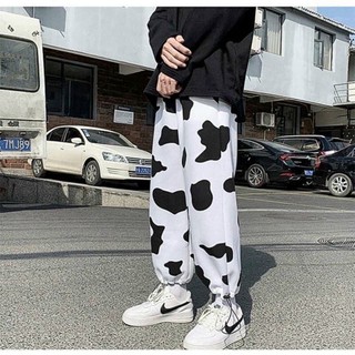 Quần bò sữa , quần jogger bò sữa nam nữ mặc