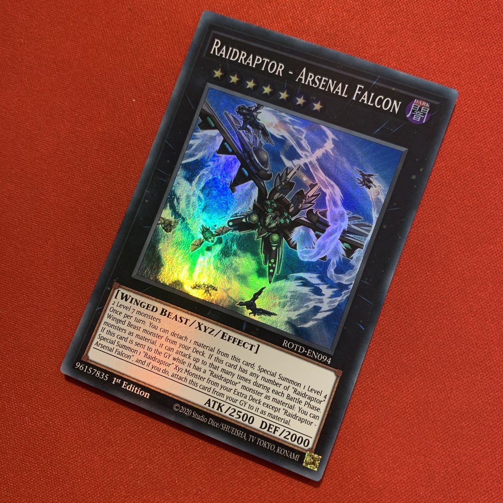 [EN][Thẻ Bài Yugioh Chính Hãng] Raidraptor - Arsenal Falcon