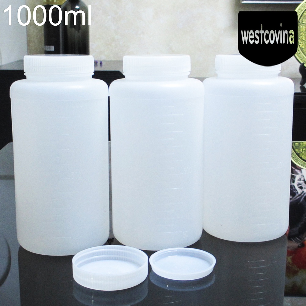 [Hot]☀ Bình Nhựa Rỗng 1000ml Đựng Dung Dịch Hóa Học